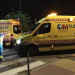 El hombre, con una herida de arma blanca en el tórax izquierdo, ha sido trasladado por sanitarios del Summa desde un centro de salud de Alcobendas