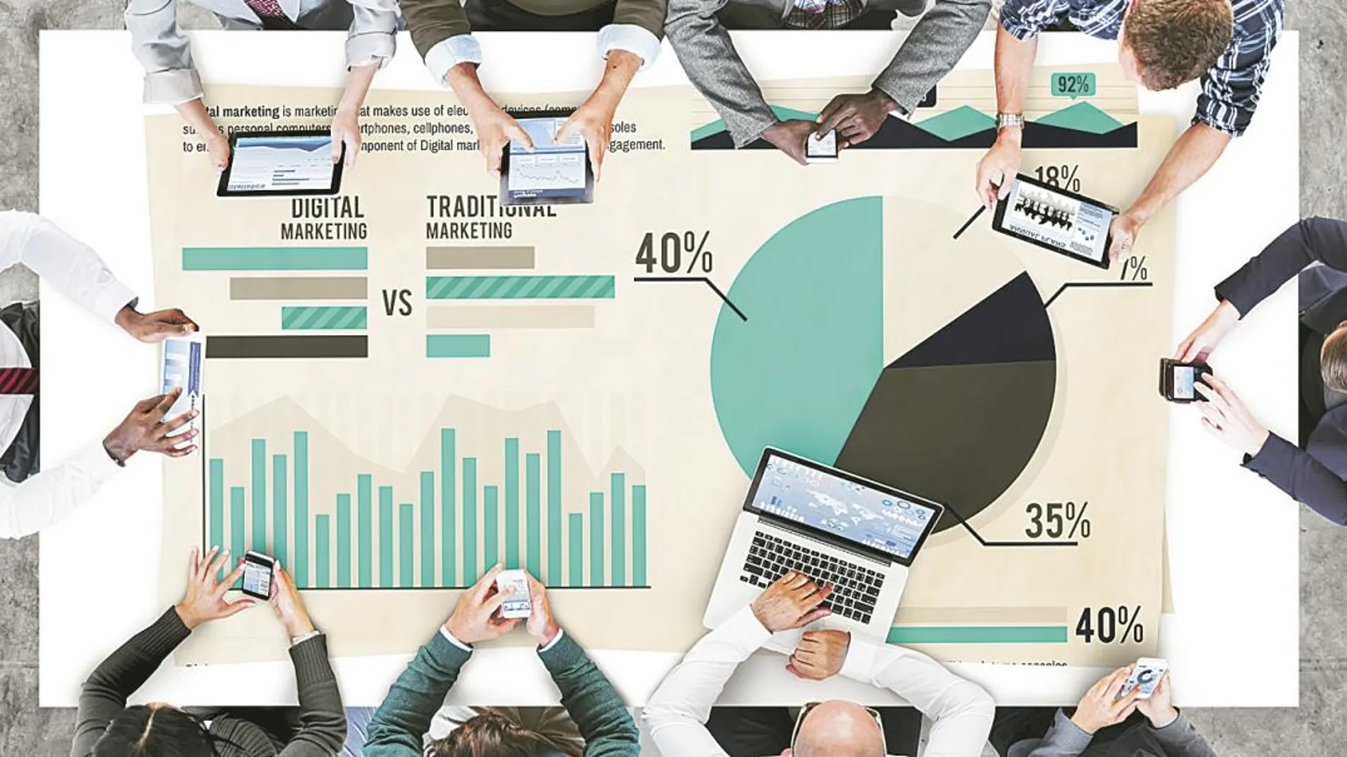 Los ejecutivos salen de la red para reforzar su Marketing digital