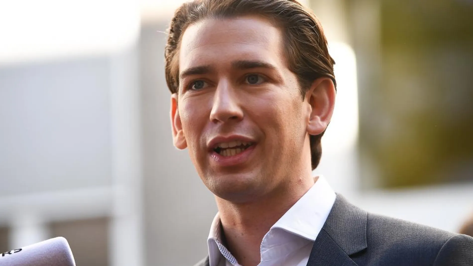 El líder del OVP y virtual ganador de las elecciones de hoy en Austria, según los primeros sondeos.