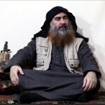 Imagen de Al Baghdadi difundida en Telegram por Al Furqan, medio propagandístico del EI/AP