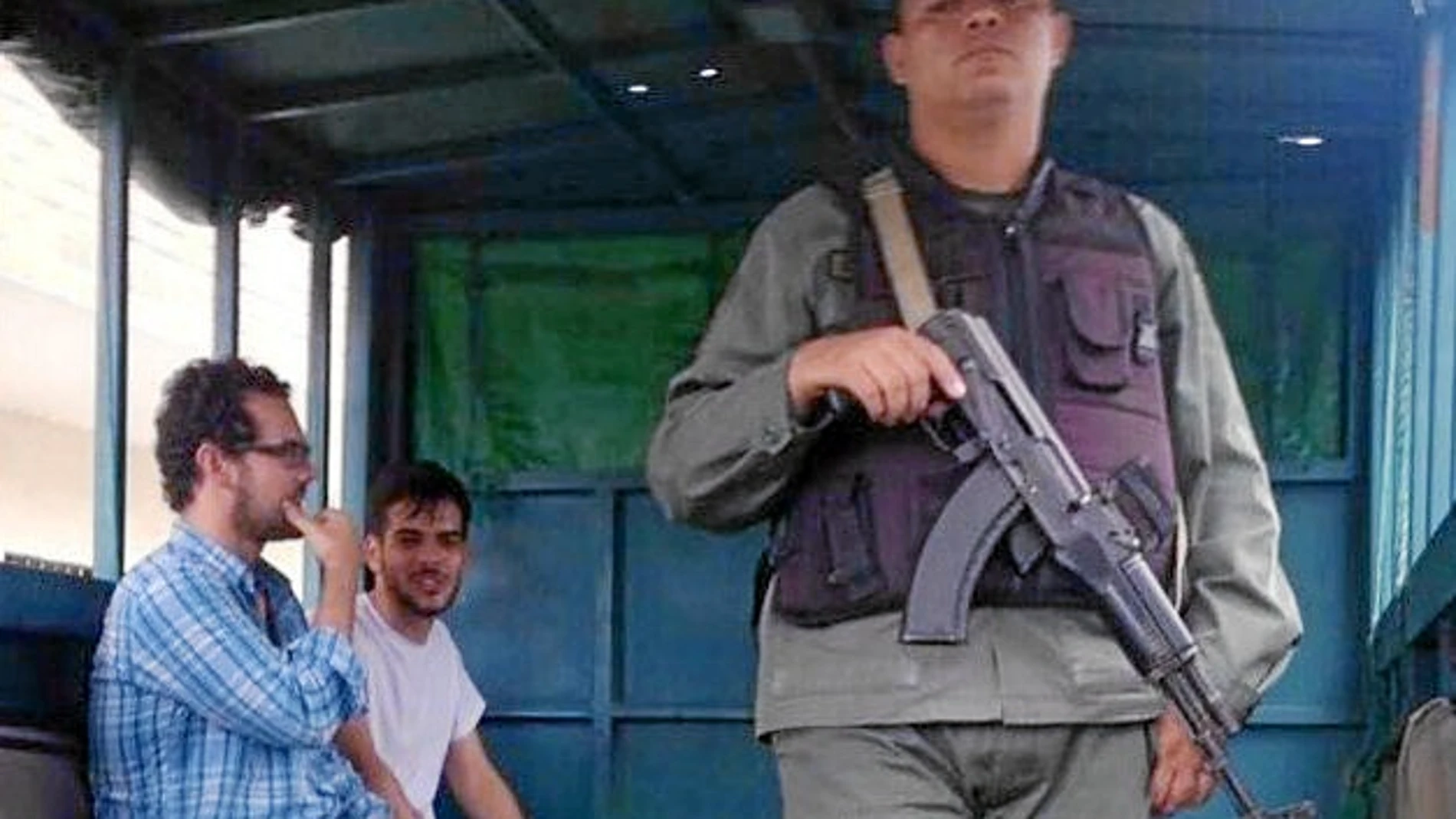 Gabriel San Miguel, trasladado por las fuerzas de seguridad venezolanas