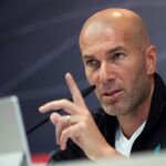 El entrenador del Real Madrid, Zinedine Zidane