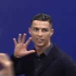 El delantero portugués de la Juventus Cristiano Ronaldo en el Wanda
