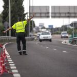 Imagen de un control de la Guardia Civil