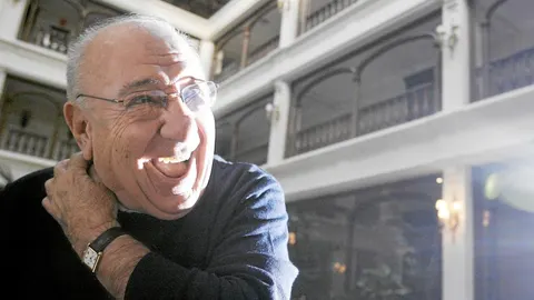 El veterano actor navarro Alfredo Landa, que recibió el Goya de Honor en la última edición de los Premios de la Academia de Cine días después de anunciar que se retiraba.