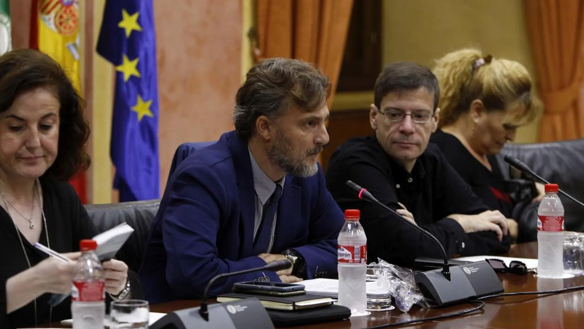 El consejero José Fiscal, en una reciente comisión de Medio Ambiente del Parlamento de Andalucía