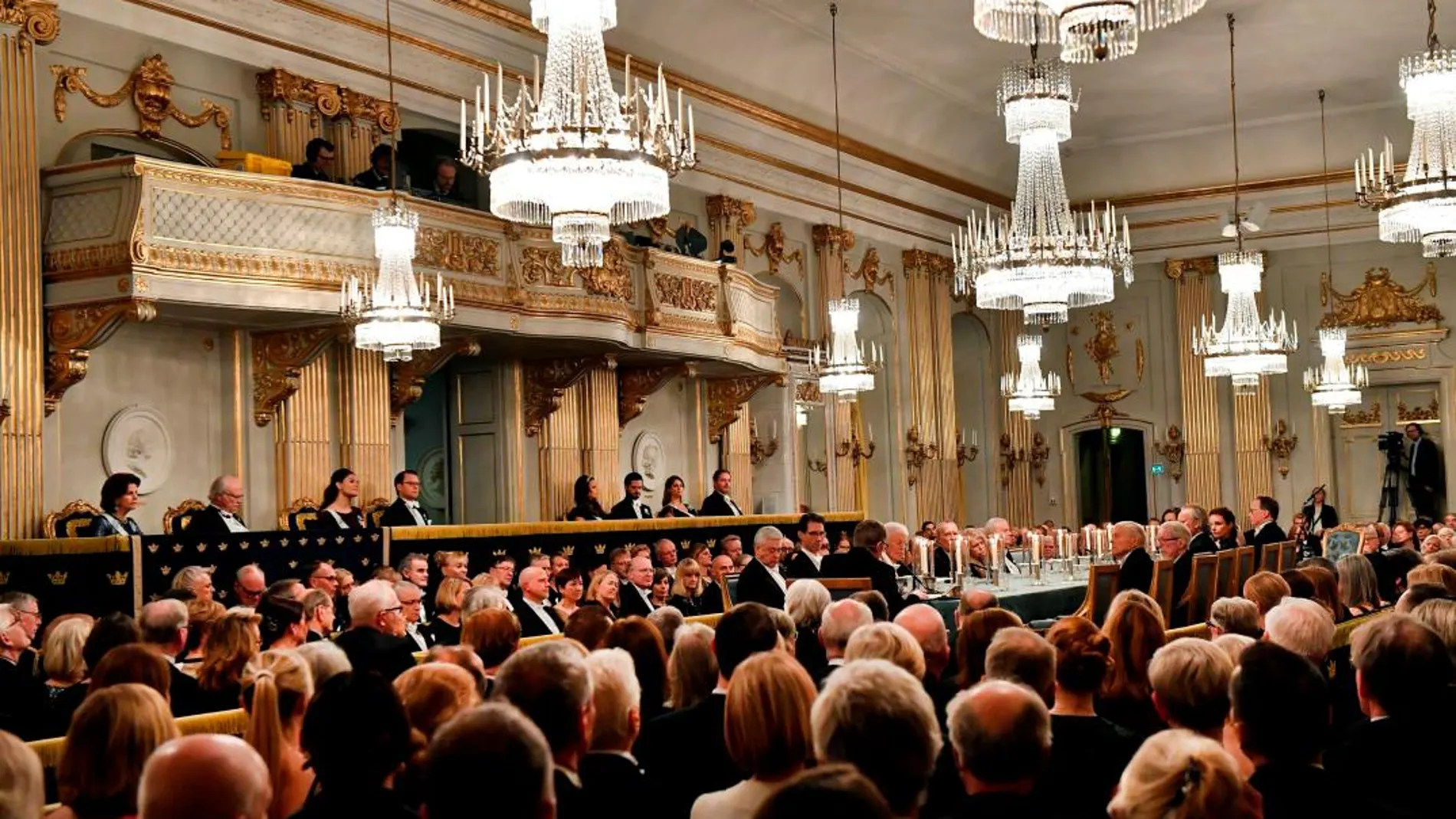 Imagen de archivo de una reunión anual de la Academia Sueca / Foto: Reuters