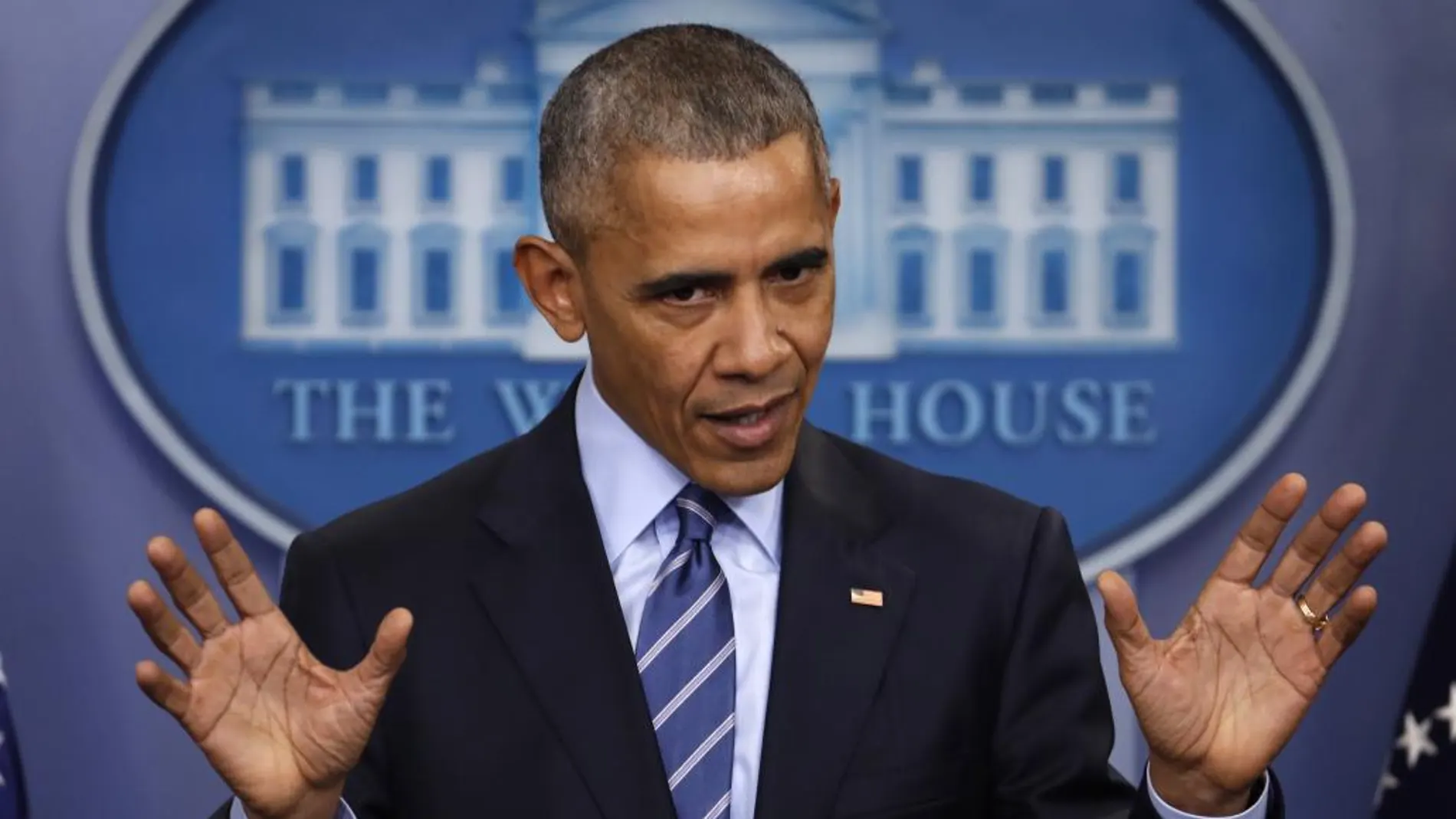 Barack Obama en última rueda de prensa del año en la casa Blanca