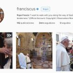 El Papa en Instagram