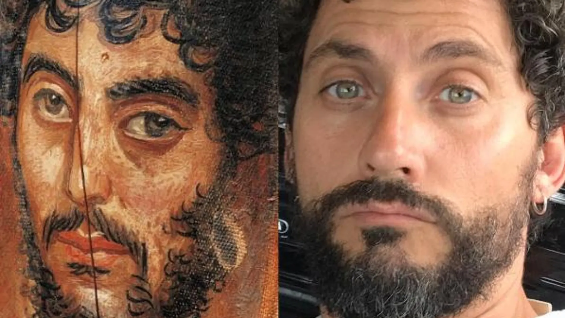 Paco León encuentra a su clon en un retrato de la época romana