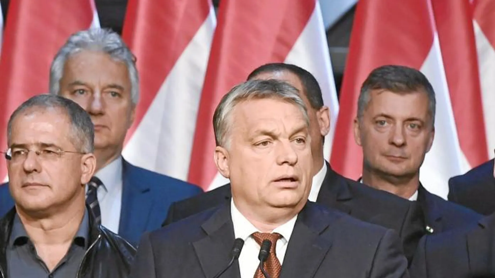 El primer ministro húngaro, Viktor Orban, compareció tras la consulta