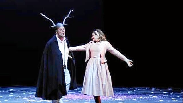 El «Falstaff» de Tambascio ha contado con una escenografía minimalista