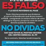 El bulo con el que el PSOE pretende lograr mayoría absoluta en el Senado