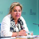 La vicepresidenta Rosa Valdeón explica los acuerdos aprobados en el Consejo de Gobierno