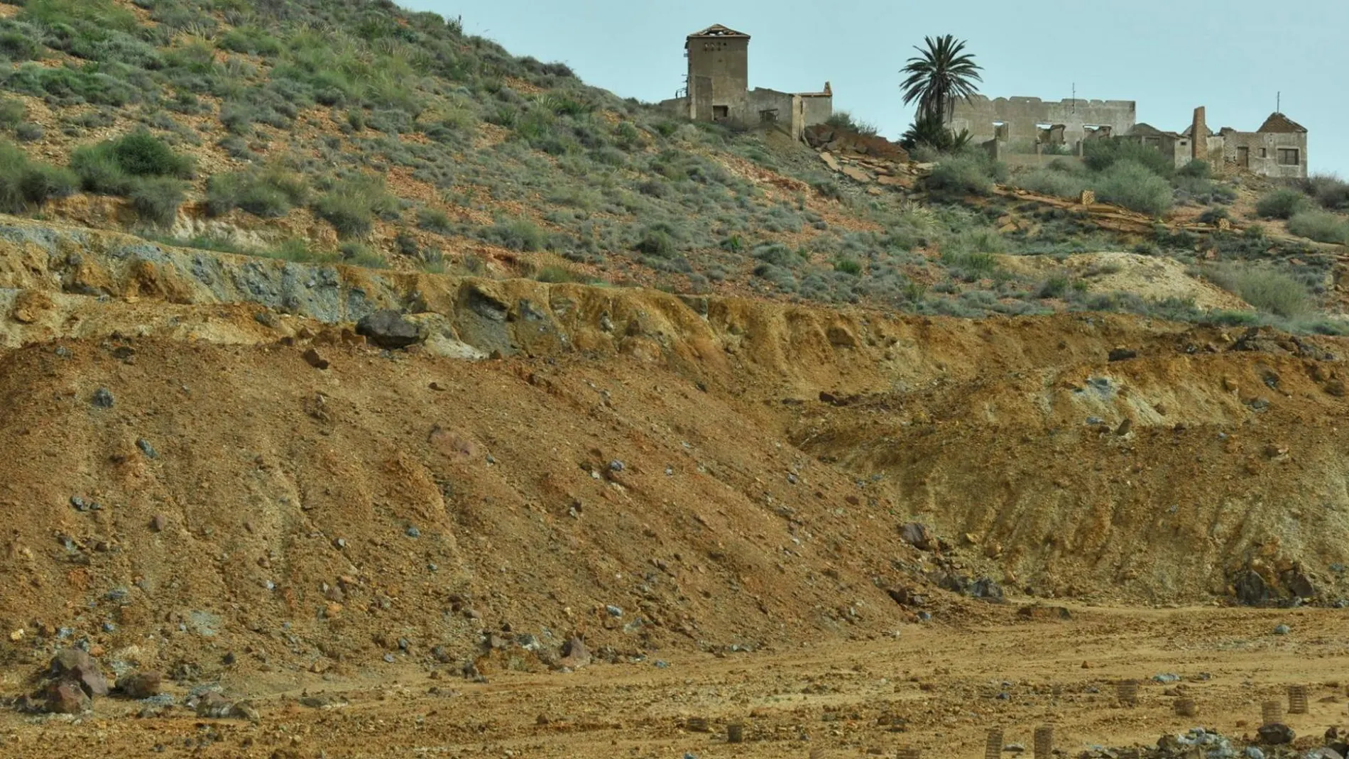 Imagen de una zona correspondiente a la Sierra Minera en el término municipal de Cartagena - La Unión