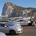Ayer apenas se produjeron colas de vehículos a la entrada de Gibraltar