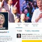 El perfil en español de la cuenta de Hillary Clinton
