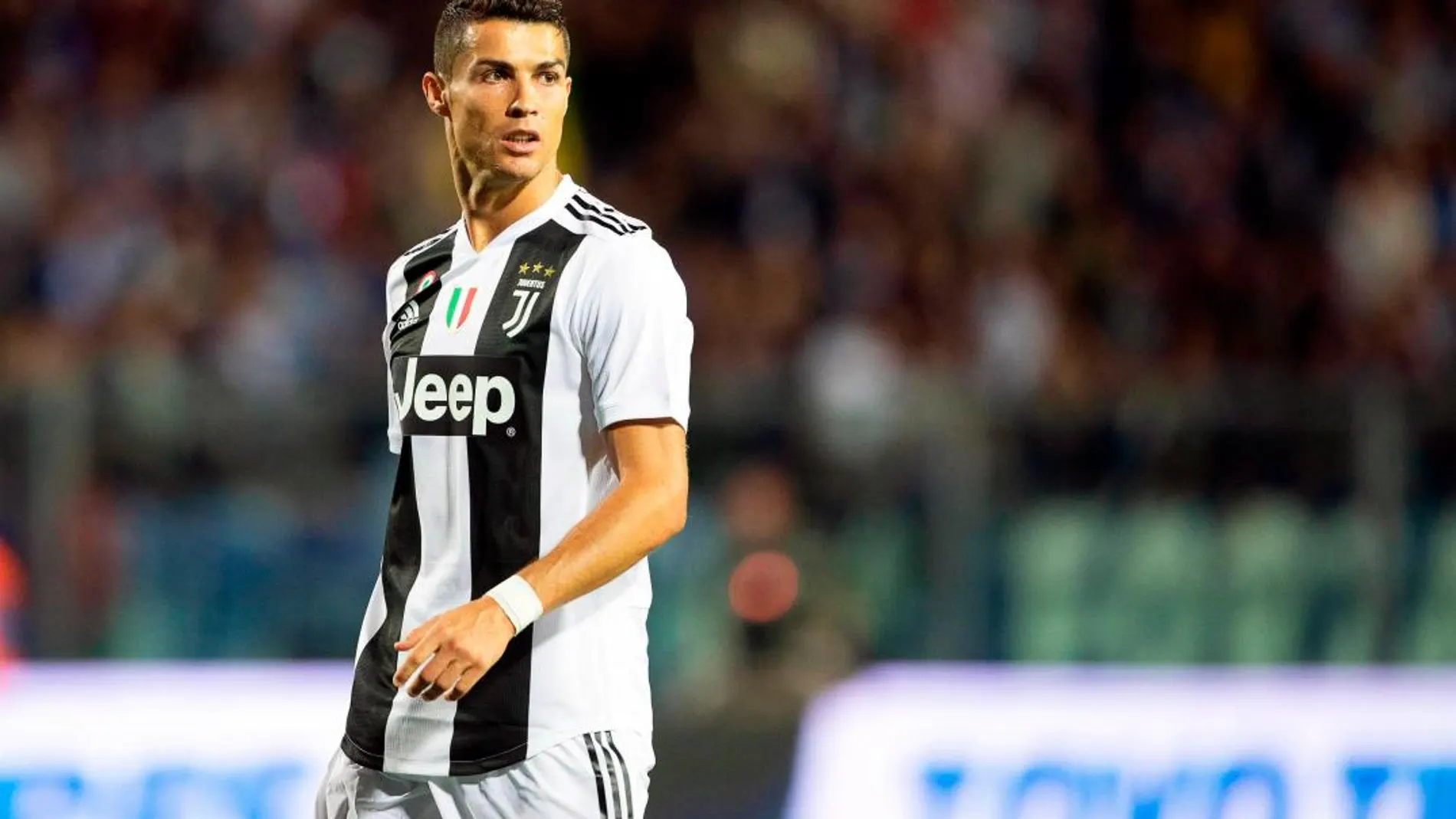 Cristiano Ronaldo durante el último partido de Juventus.