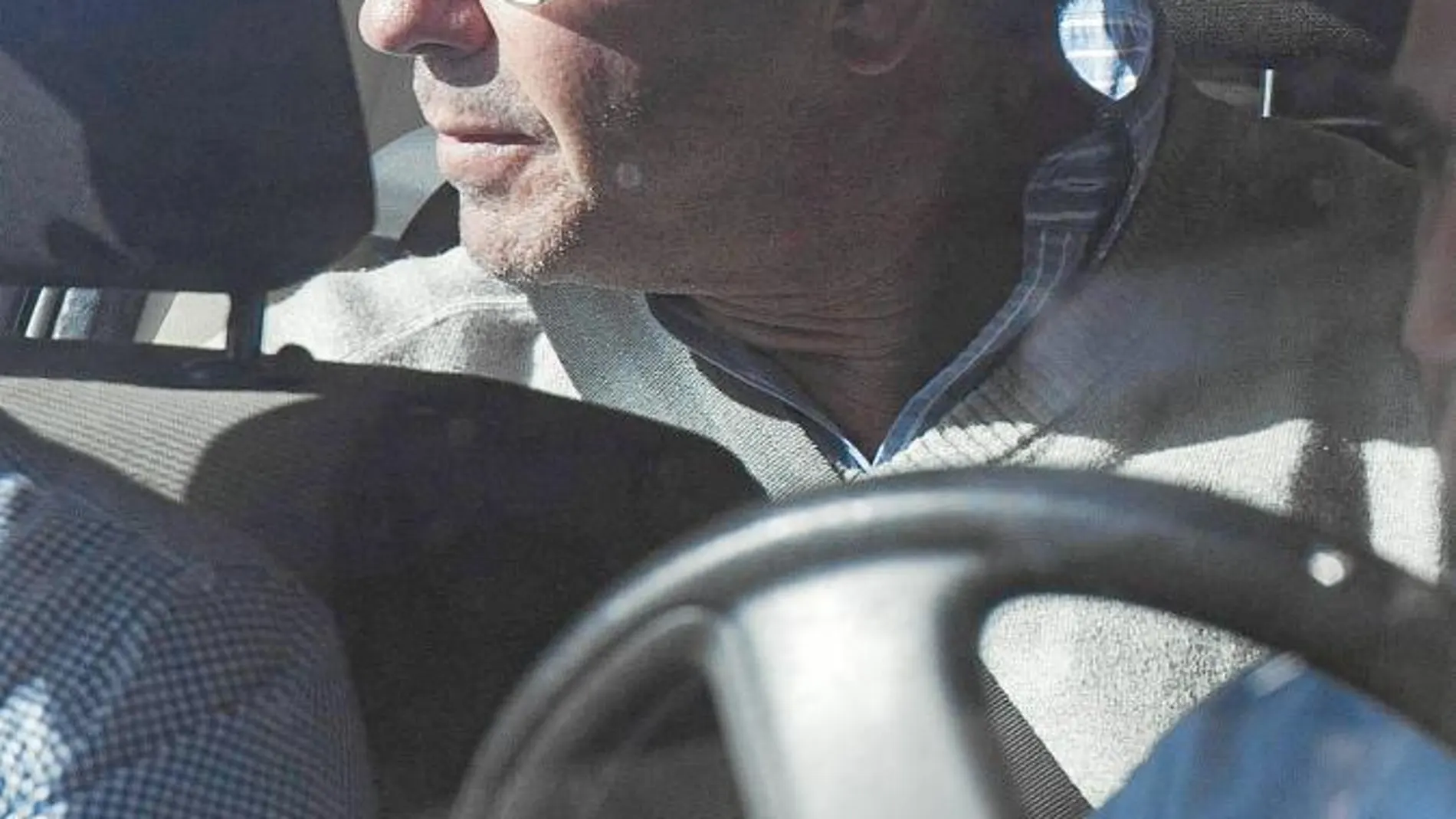 Granados, el día en que fue trasladado a prisión, el 31 de octubre de 2014