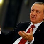 El presidente turco, Tayyip Erdogan en su Palacio presidencial de Ankara