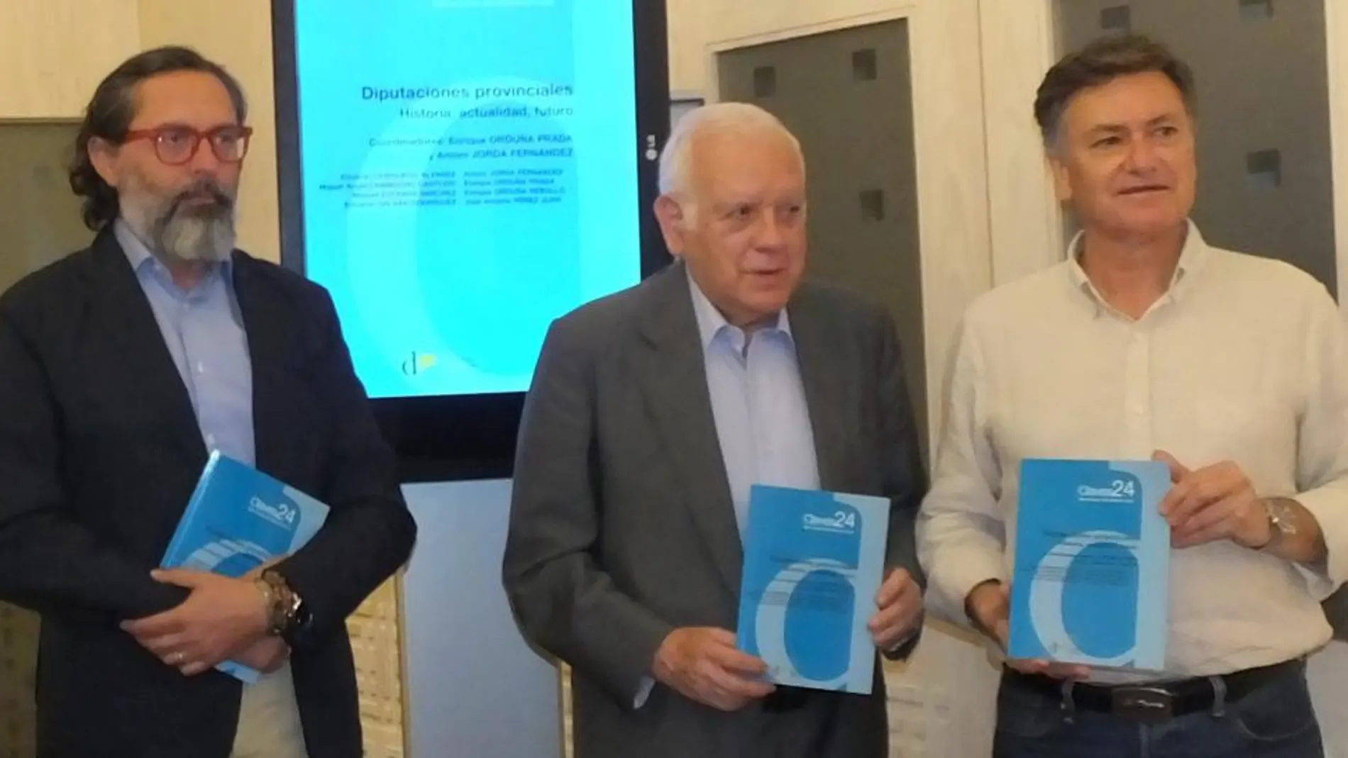 Francisco Vázquez, Enrique Orduña y José Luis Moreno presentan el estudio