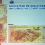 Los nuevos billetes de 20.000 bolívares