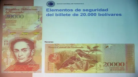 Los nuevos billetes de 20.000 bolívares