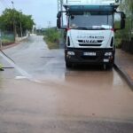Los servicios de emergencias del 112 solo recibieron cuatro llamadas relacionadas con las lluvias. El Ayuntamiento de Murcia puso en marcha un dispositivo de seguridad y limpieza. LA RAZÓN