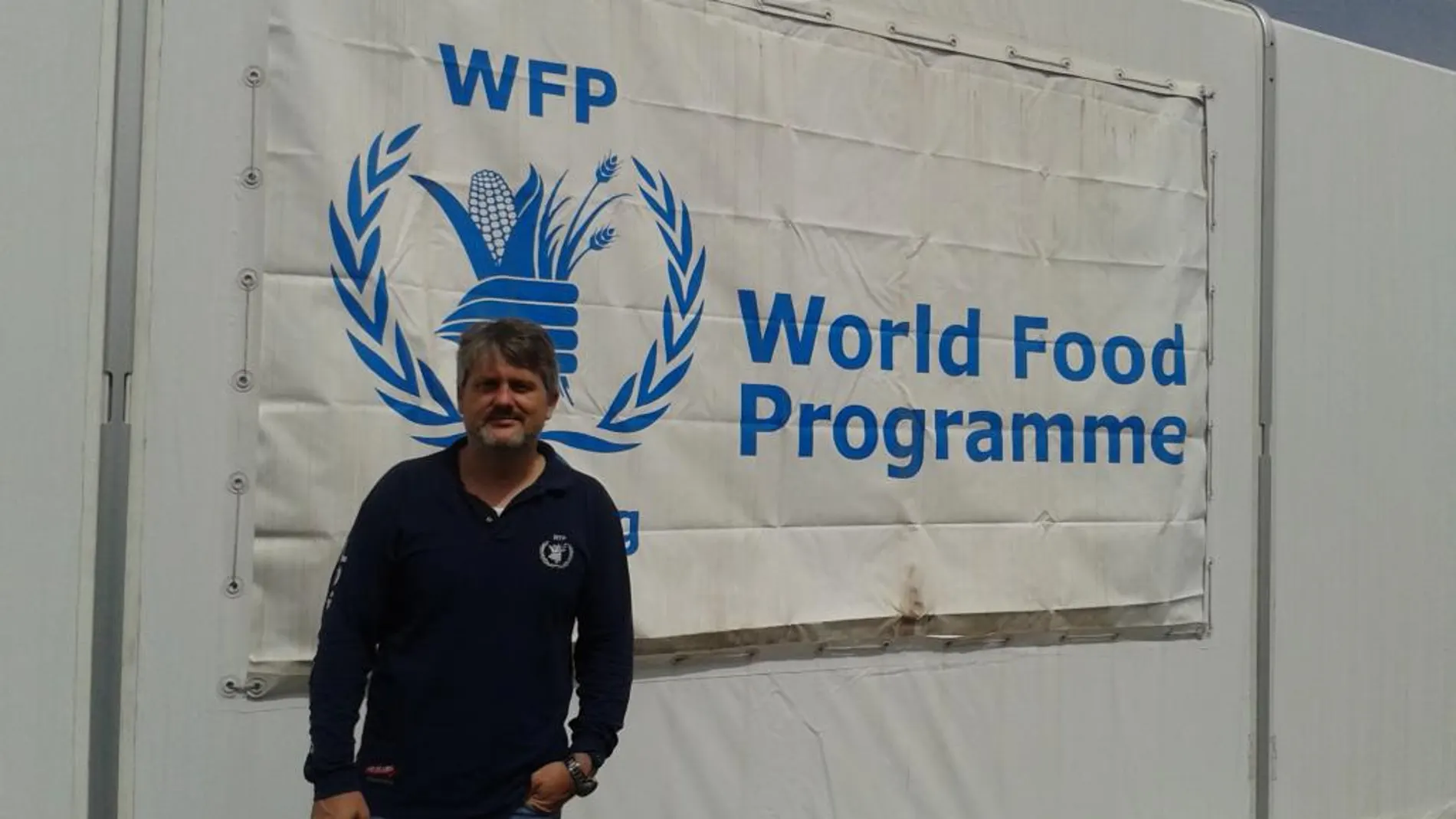Pablo Yuste, director Centro Logístico del Programa Mundial de Alimentos de Naciones Unidas en España, situado en el Puerto de Las Palmas