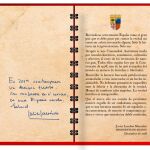 Primera página del documento escrito por Javier Lambán