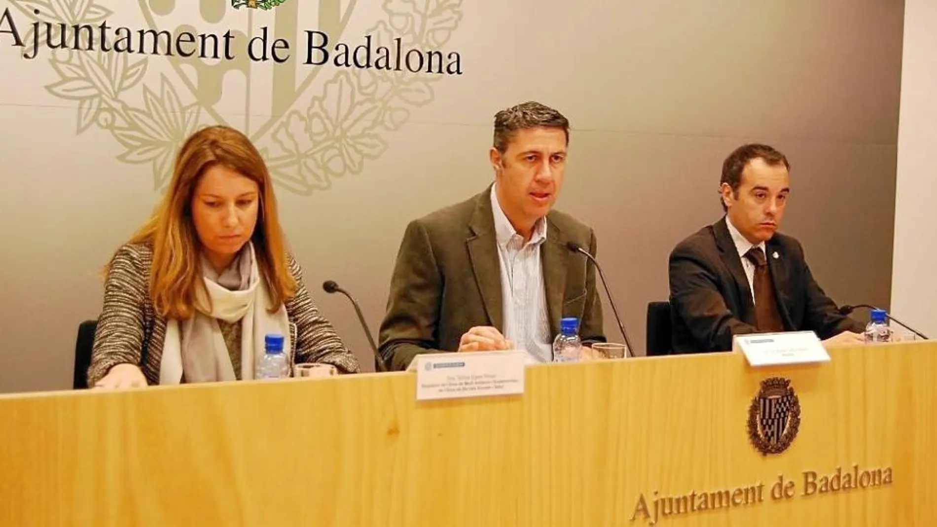 García Albiol presentó ayer acuerdos para fomentar el alquiler social en Badalona