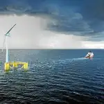  ACS opera la primera planta eólica flotante en alta mar del mundo
