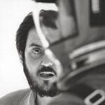 Stanley Kubrick durante el rodaje de "2001: Una odisea espacial"