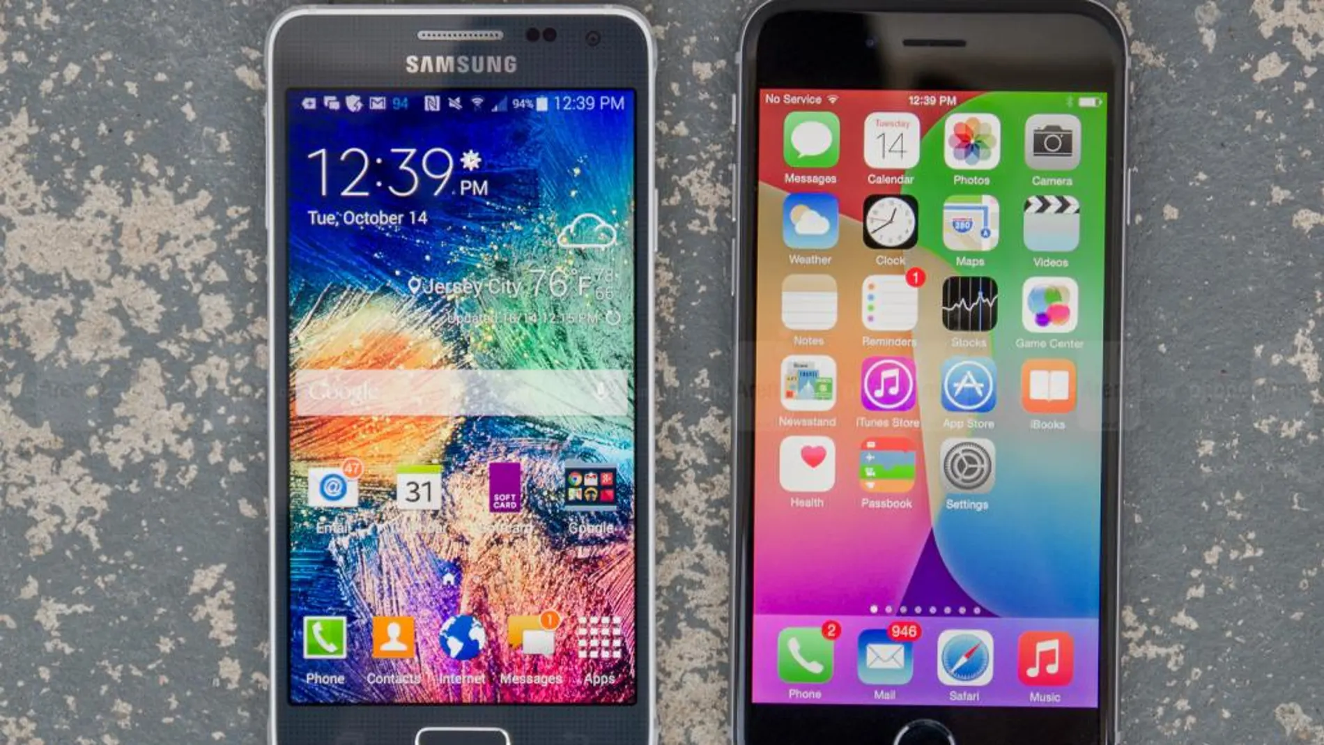 Samsung S7 frente al iPhone 7