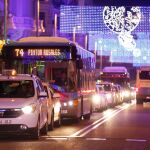CORTÉS EN GRAN VÍA EN NAVIDADES. LUIS DÍAZ. 23/12/16