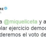 Pedro Sánchez felicita a Iceta y su apuesta por dar el voto a los militantes