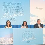 Mesa inaugural del simposio de la PGEU
