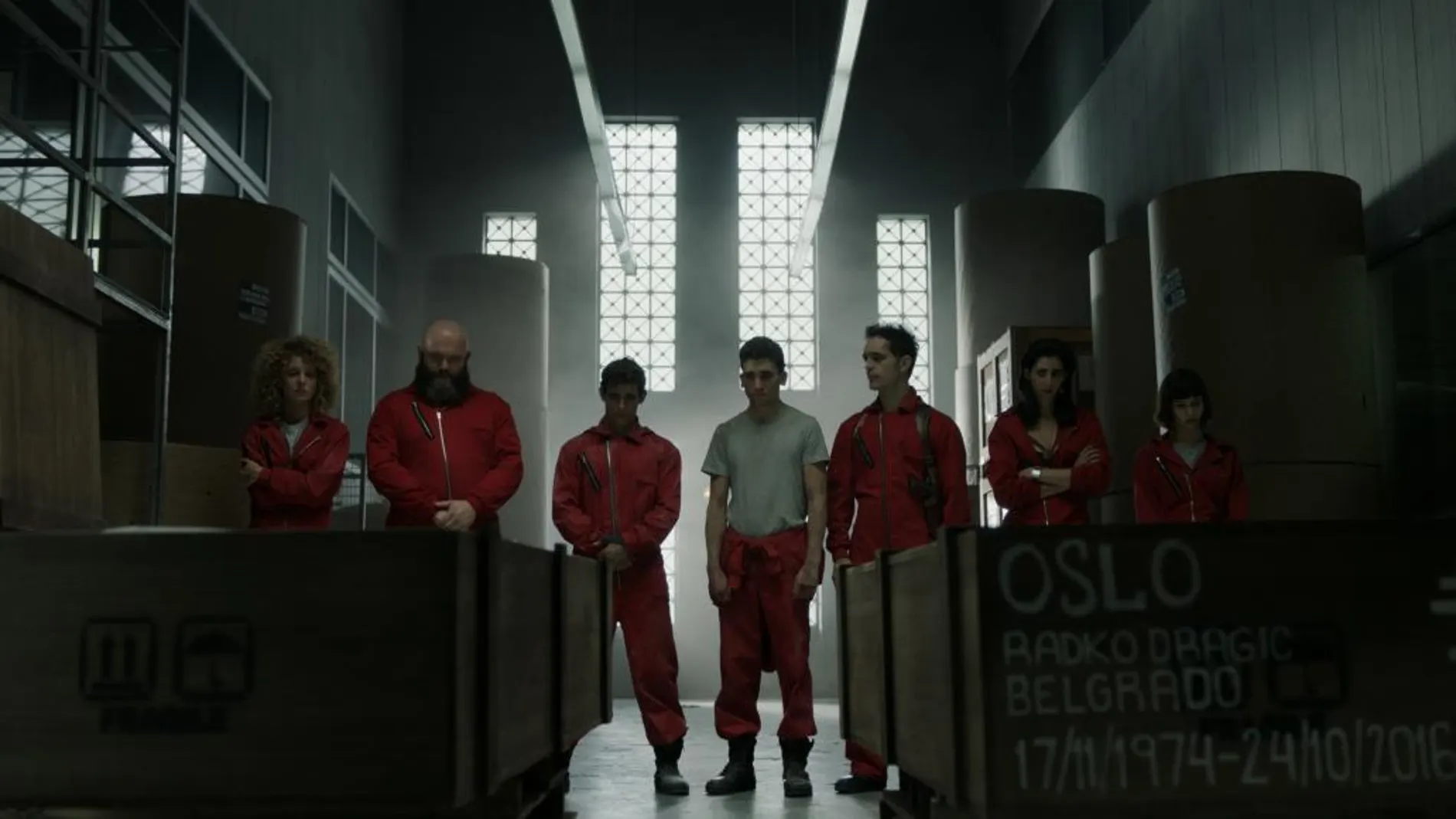 Escena del capítulo final de ‘La Casa de Papel’