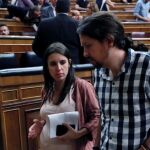 Irene Montero y Pablo Iglesias