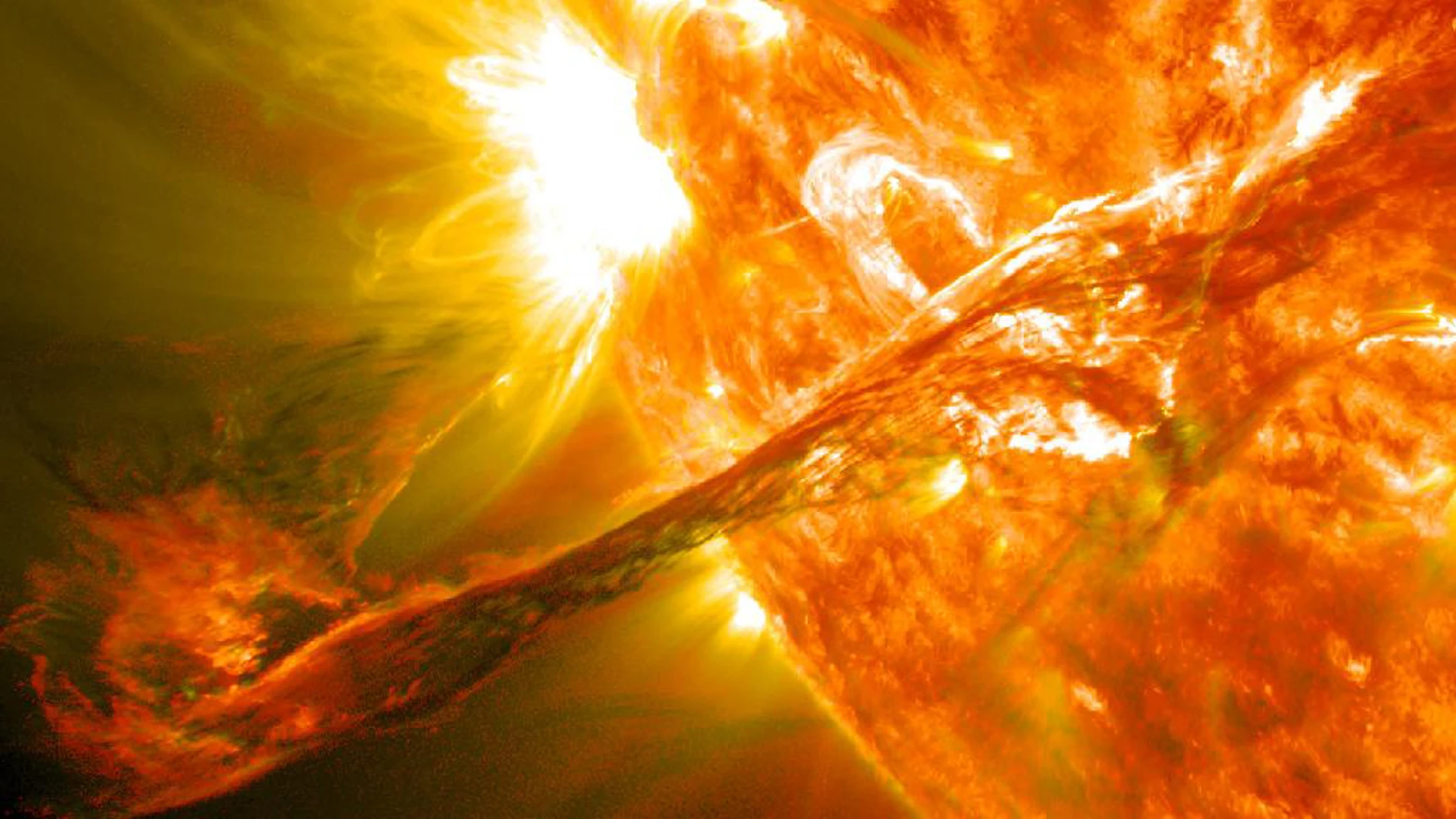Llamarada solar captada por la NASA en 2012