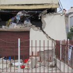 Imagen de archivo de los efectos en una vivienda del terremoto que asoló Lorca en el año 2011