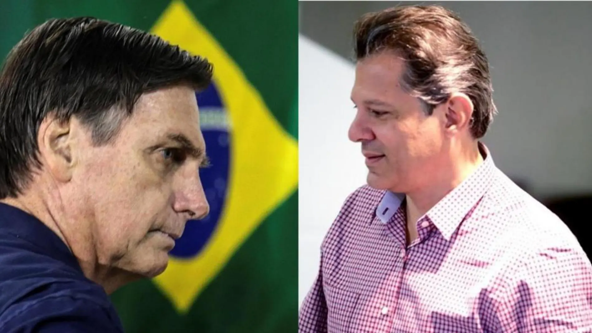 Jair Bolsonaro y Fernando Haddad / Efe