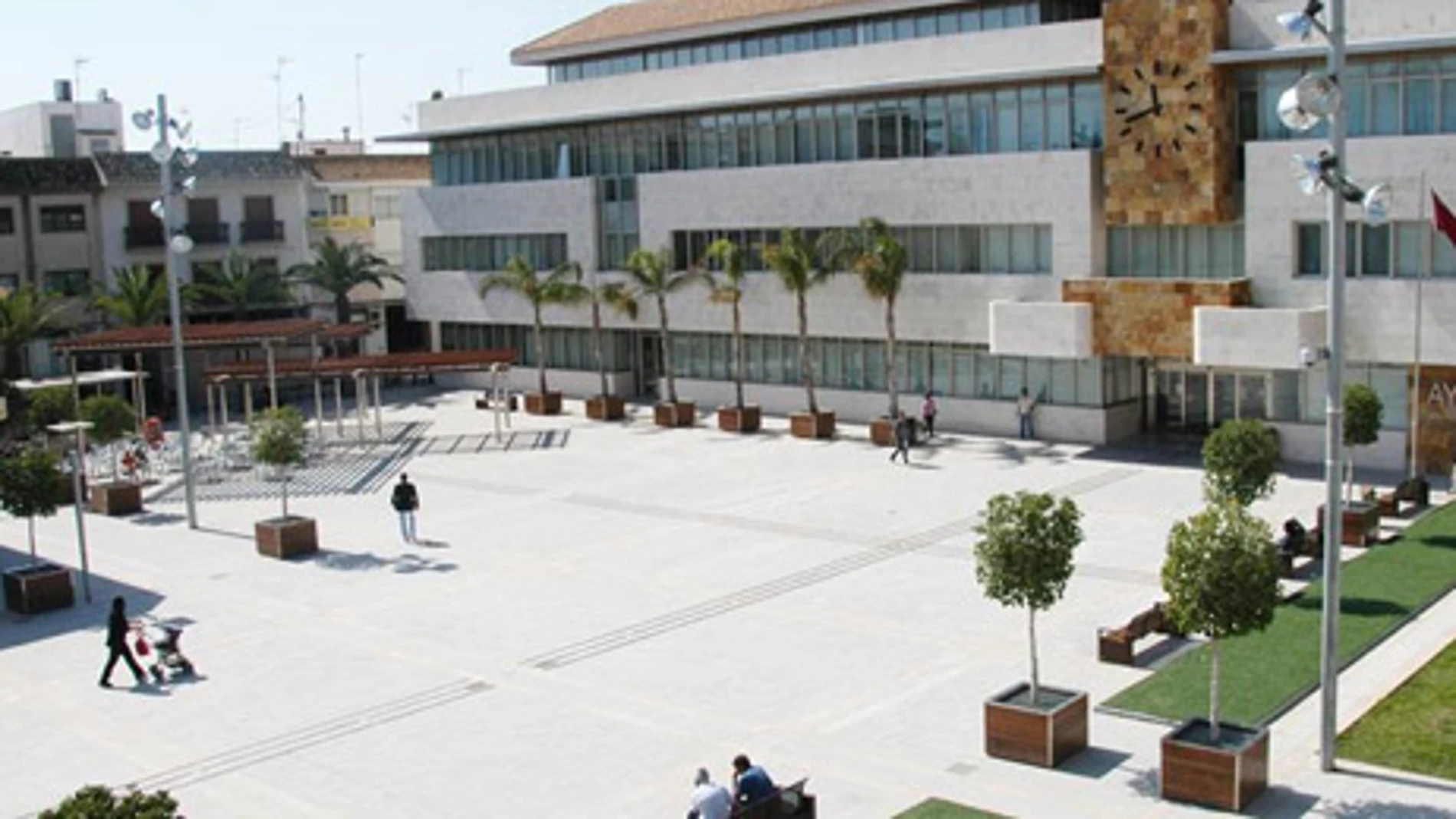 Plaza de España en San Javier