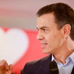 Pedro Sánchez, ayer en Granada
