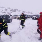 La UME trabajó a destajo para desbloquear la autopista