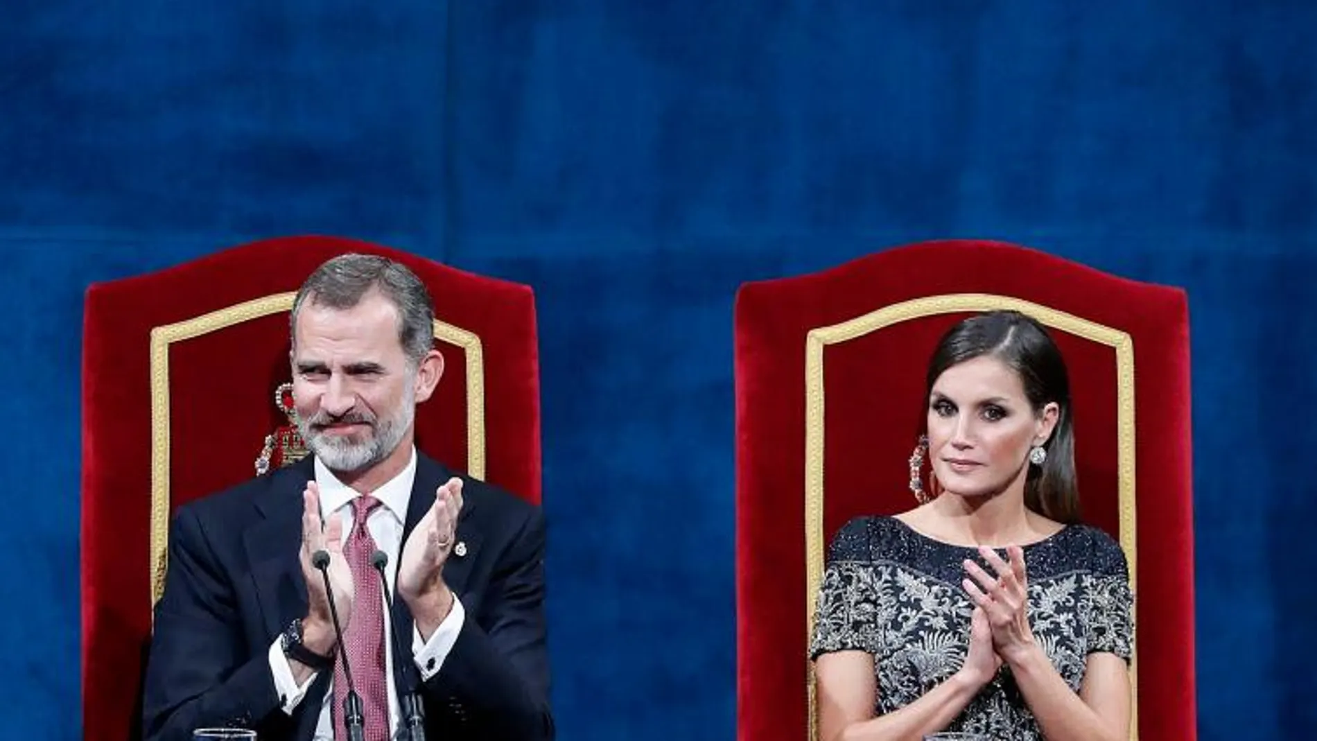 Los reyes durante la entrega de los Premios Princesa de Asturias 2018/Foto: Efe
