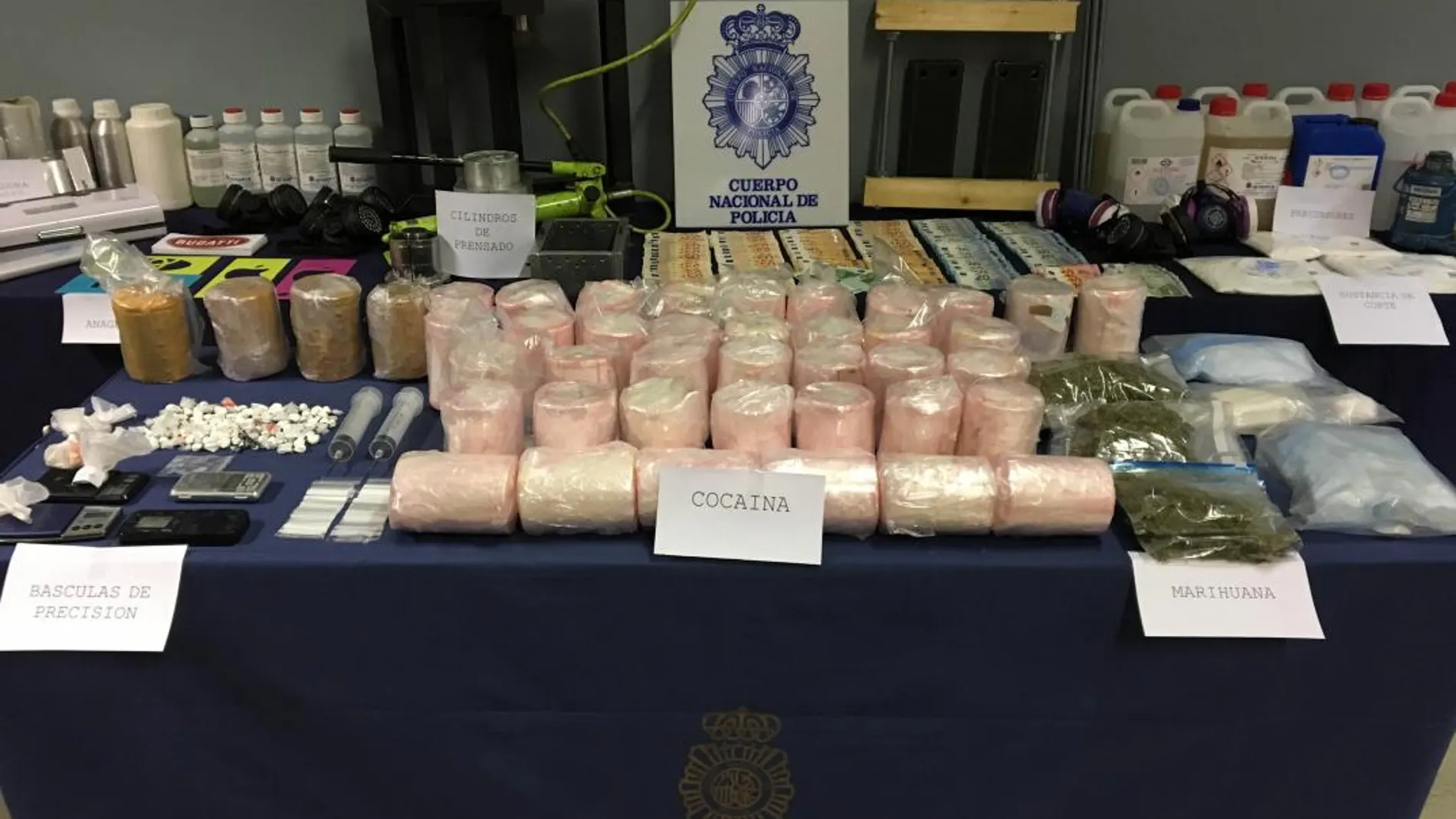 La Policía Nacional incauta 745 kilos de cocaína