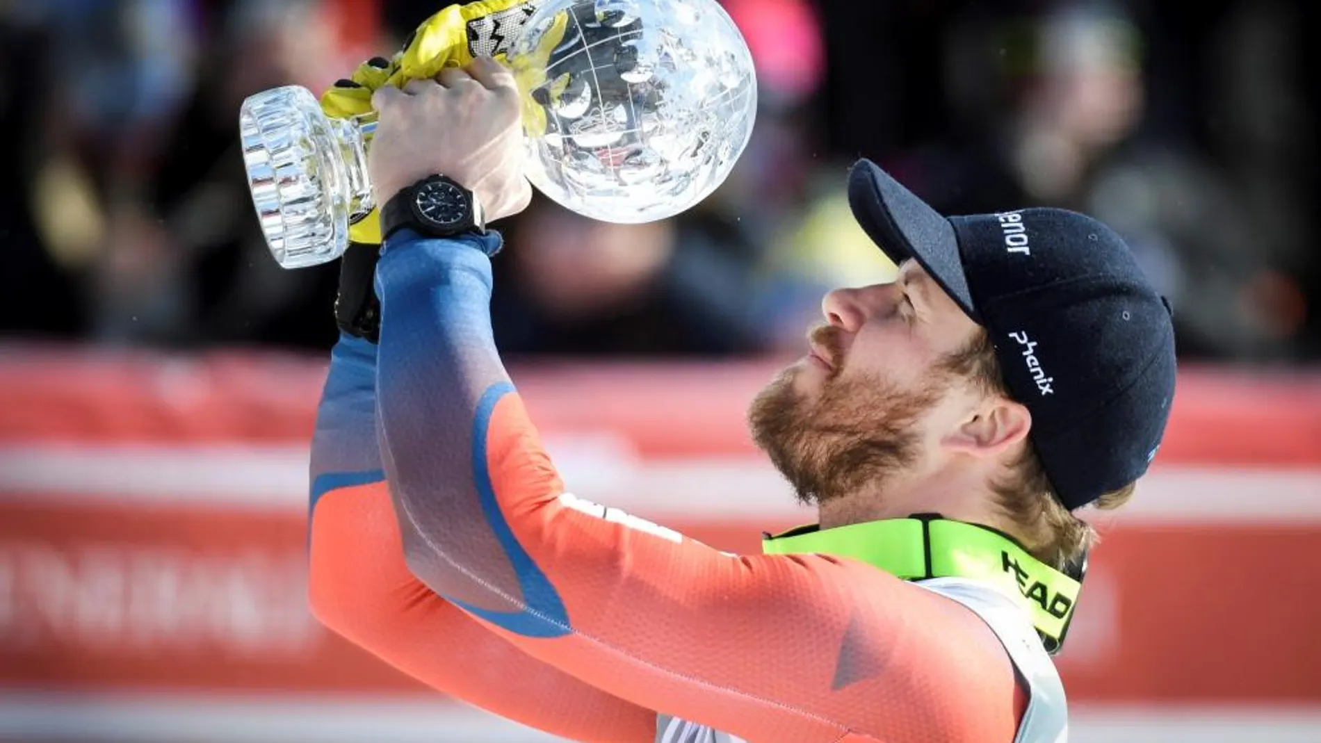 El noruego Kjetil Jansrud revalida el título en el supergigante de la Copa del Mundo de esquí alpino, en Are, Suecia