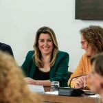 La secretaria general del PSOE-A, Susana Díaz, mantuvo ayer un encuentro con el sindicato CC OO-A / Foto: Manuel Olmedo