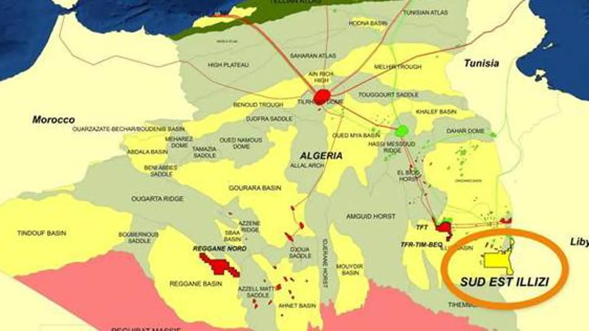 Repsol descubre una gran bolsa de gas natural en el sudeste de Argelia